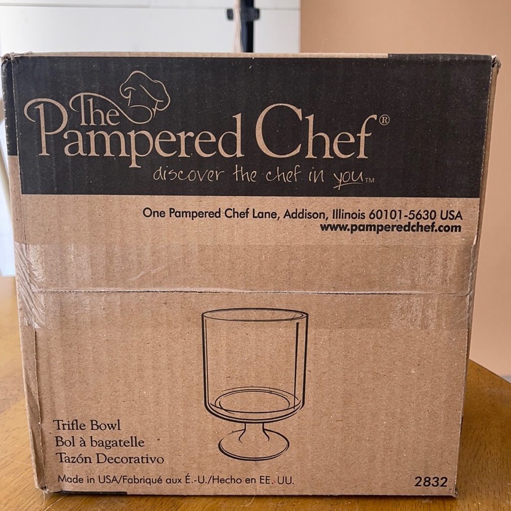Trifle Bowl, still in packaging